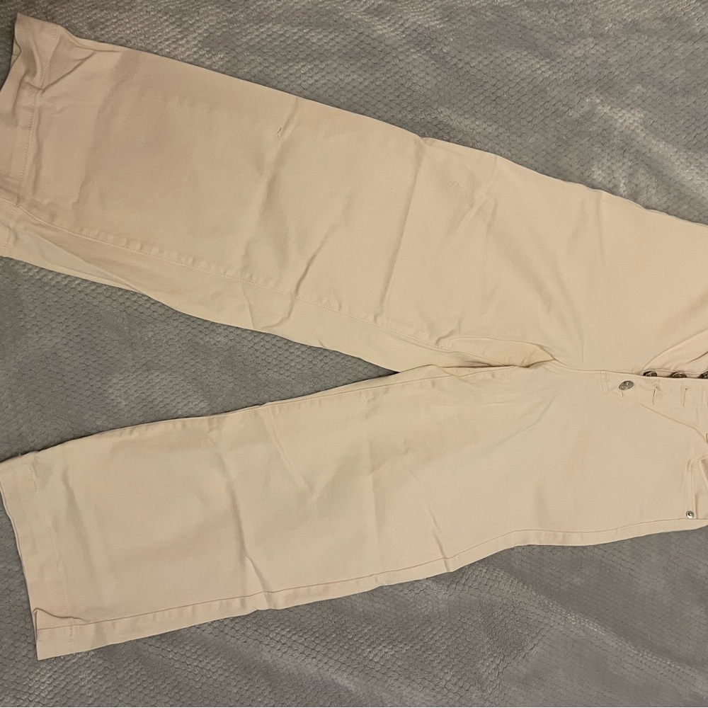 Sam Edelman Women's Cream Flare Jeans